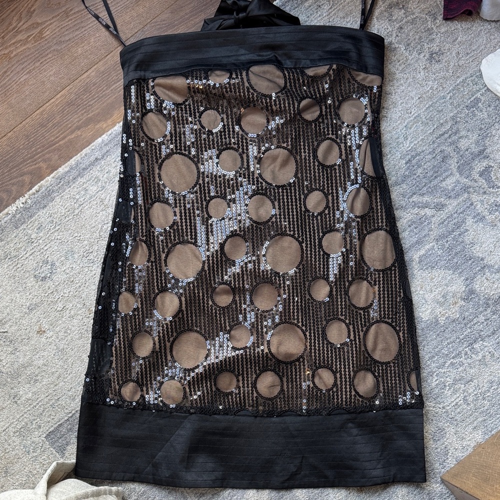 XOXO Black and Tan Dress